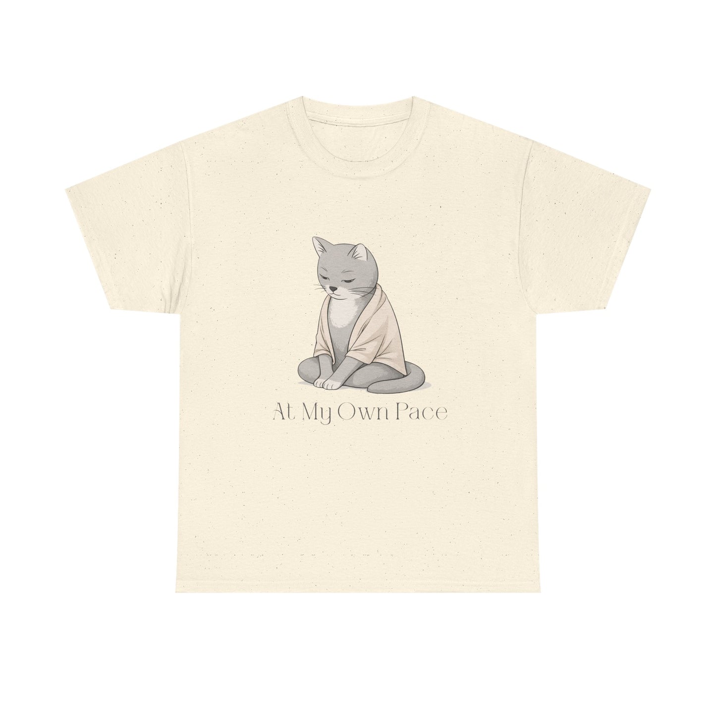 At My Own Pace Cat Graphic Tee — Soft Confidence Women’s Shirt